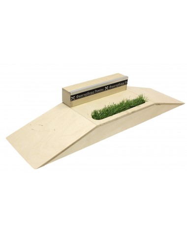 Фанбокс grass + бокс (67х18х10) Фигура / Рампа для фингерборда