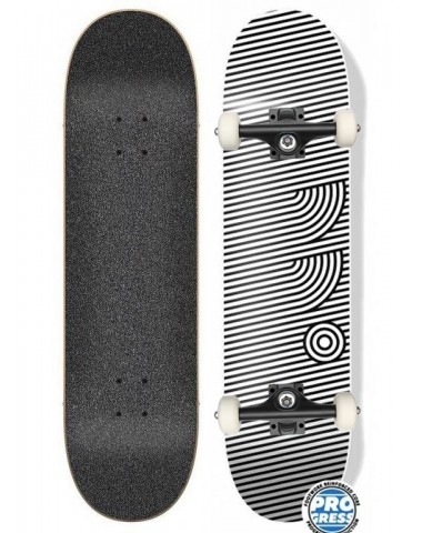 Скейтборд в сборе Footwork STRIPES WHITE 8 x 31.5