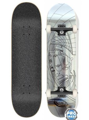 Скейтборд в сборе Footwork FISHEYE SILVER FOIL 8 x 31.5