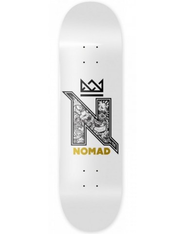 ДЕКА Nomad - Tattoo Logo White 8x31.75 для скейтборда