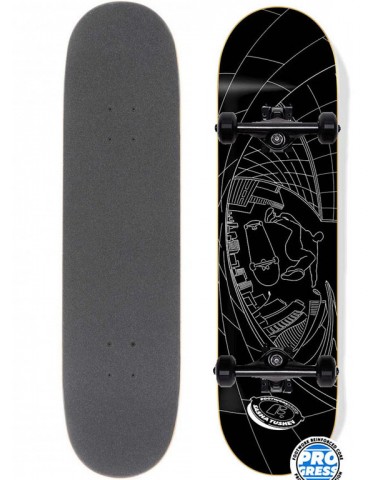 Скейтборд в сборе Footwork Progress Tushev Fisheye Black 8 x 31.5