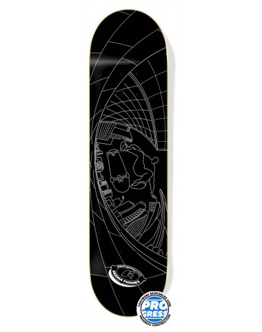 ДЕКА FOOTWORK Footwork Progress Tushev Fisheye Black  8x31.5 для скейтборда