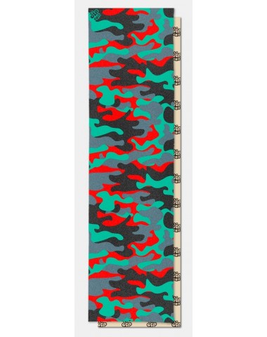 Шкурка dip GRIP Atomic Camo Perforated для скейтборда / самоката