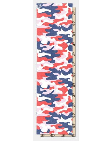 Шкурка dip GRIP Tricolor Camo Perforated для скейтборда / самоката