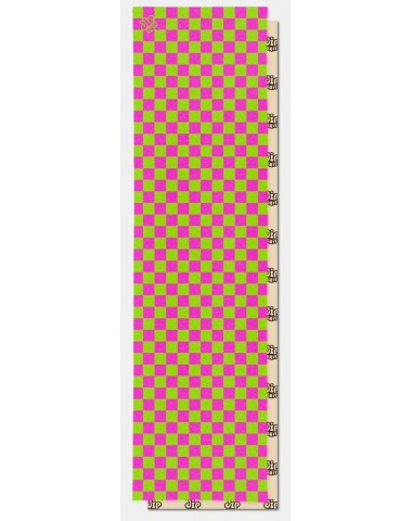 Шкурка dip GRIP Check Salad Green Perforated для скейтборда / самоката