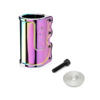 Хомут Fox F01 SCS 34.9mm, 4 bolt rainbow для трюкового самоката
