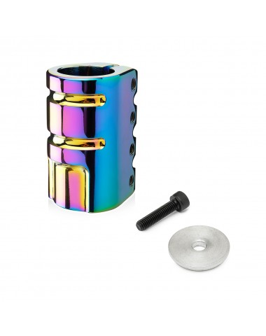 Хомут Fox  X01 SCS 31.8mm, 4 bolt rainbow для трюкового самоката