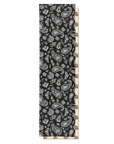 Шкурка dip GRIP Paisley Black Perforated для скейтборда / самоката