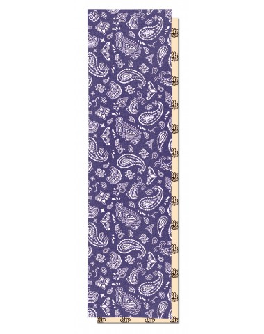 Шкурка dip GRIP Paisley Violet Perforated для скейтборда / самоката