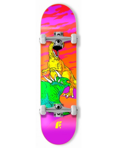 Скейтборд в сборе детский Footwork MID T-Rex 7.31*28.7 Трюковый для детей / подростков