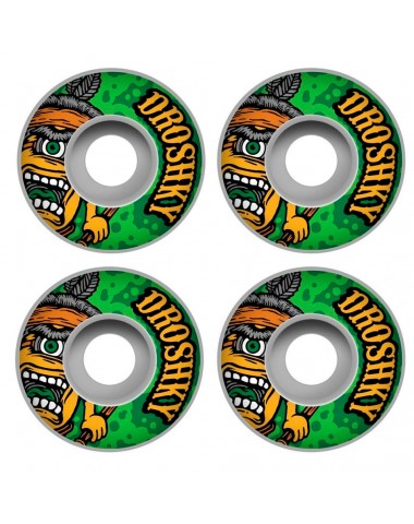 Комплект колес Droshky Wheel Minion Series Native Warrior  52mm 100A Round shape для скейтборда Комплект колес Droshky Wheel Minion Series Native Warrior  52mm 100A Round shape для скейтборда