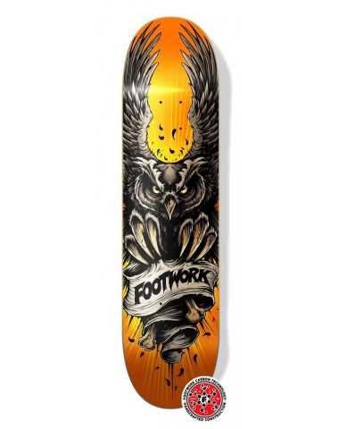 ДЕКА FOOTWORK CARBON Owl Attack 8 x 31.5 для скейтборда