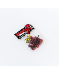 Комплект винтов Footwork SHINY RED шестигранник, с ключом