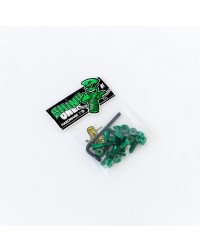 Комплект винтов Footwork SHINY GREEN шестигранник, с ключом