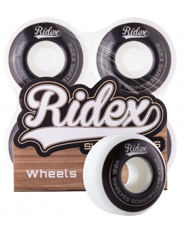 Комплект колес для скейтборда SB, 55*32, белый/черный, 4 шт.