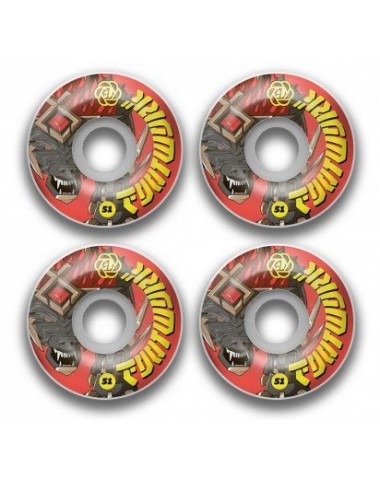 Колеса Footwork WOLF BEAST 51 мм 101A Round для скейтборда