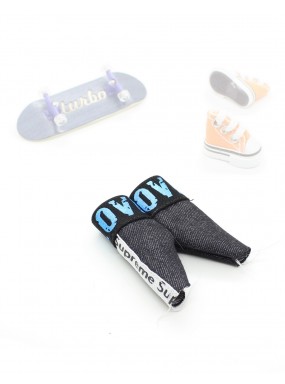 Шорты для фингерборда и фингерсамоката синий Love Шорты для фингерборда и фингерсамоката синий Love