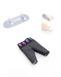 Фингерборд П10 Гравировка желтый + Рампа M + кеды +шорты +перилка +чехол Фингерборд П10 Гравировка желтый + Рампа M + кеды +шорты +перилка +чехол