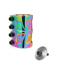 Хомут Fox GS SCS d 31.8/34.9mm, 4 bolt rainbow