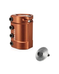 Хомут Fox NX SCS d 31.8/34.9mm, 4 bolt brown