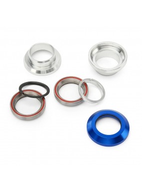 Рулевая колонка Fox стандарт 1 1/8 с чашками синий