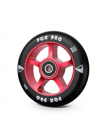 Колесо 5ST 100 мм красный/черный для трюкового самоката