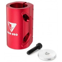 Хомут-О Fox SCS d 28.6 and 31.8, 4 bolts красный для трюкового самоката