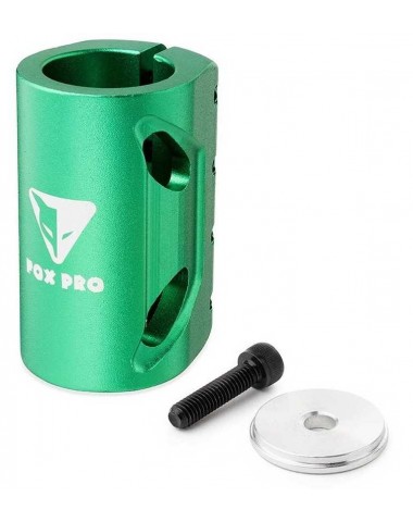 Хомут-О Fox SCS d 28.6 and 31.8, 4 bolts зеленый для трюкового самоката