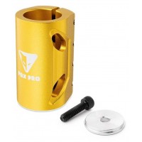 Хомут-О Fox SCS d 28.6 and 31.8, 4 bolts золотой для трюкового самоката