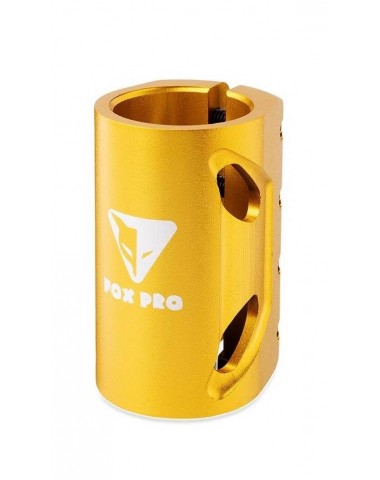 Хомут-О Fox HIC d 34.9, 4 bolt oversized золотой для трюкового самоката