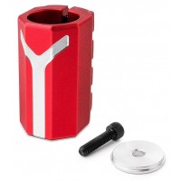 Хомут-Y Fox SCS d 28.6 and 31.8,  4 bolts красный для трюкового самоката