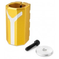 Хомут-Y Fox SCS d 28.6 and 31.8,  4 bolts золотой для трюкового самоката