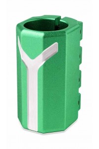 Хомут-Y Fox IHC d 31.8, 4 bolt standard sized зеленый для трюкового самоката