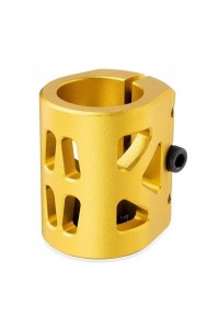 Хомут-B Fox IHC d 31.8, 3 bolt standard sized золотой для трюкового самоката