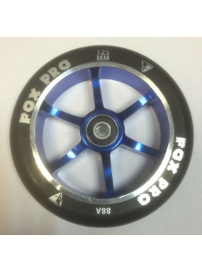 Колесо  6ST 125mm черный/синий