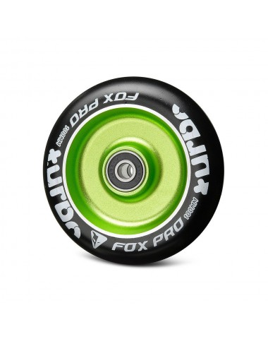 Колесо Flat Solid 100 мм зеленый/черный для трюкового самоката