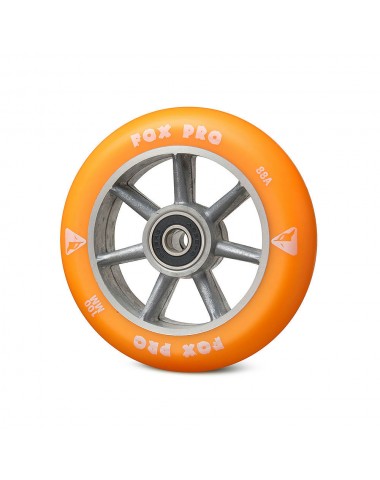 Колесо 7ST 100 мм серый/оранжевый для трюкового самоката