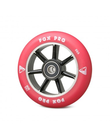 Колесо 7ST 100 мм черный/красный для трюкового самоката