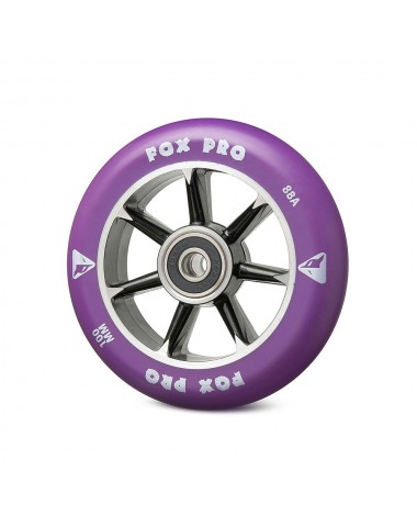 Колесо 7ST 100 мм черный/сиреневый для трюкового самоката