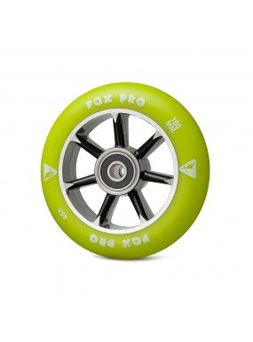 Колесо 7ST 100 мм черный/светло-зеленый