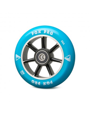 Колесо 7ST 100 мм черный/светло-синий для трюкового самоката