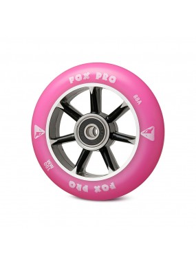 Колесо 7ST 100 мм черный/розовый