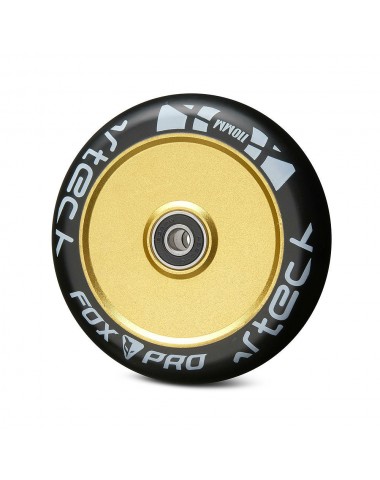 Колесо Hollow 110 мм золотой/черный для трюкового самоката