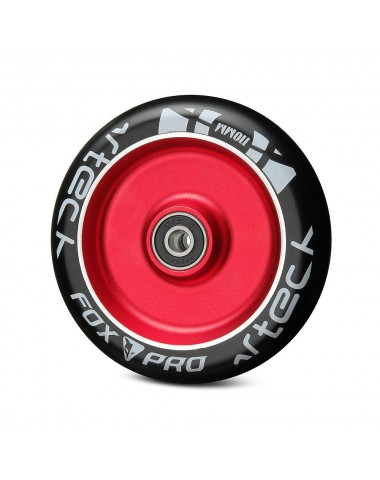 Колесо Flat Solid 110 мм красный/черный для трюкового самоката