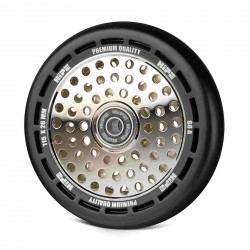 Колесо HIPE wheel 115мм black/core silver Черный/серебро для трюкового самоката