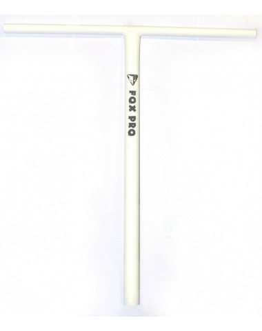 Руль Т-образный d 31,8 SCS длина 600 мм ширина 580 мм белый для трюкового самоката