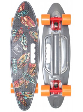 Миникруизер FISHBOARD 23" Print Grey