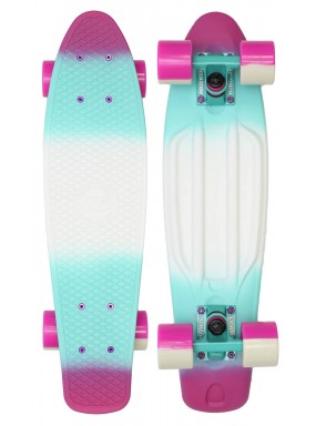 Миникруизер Multicolor 22"6" Abec 7 chrome pink sea blue Миникруизер Multicolor 22"6" Abec 7 chrome pink sea blue