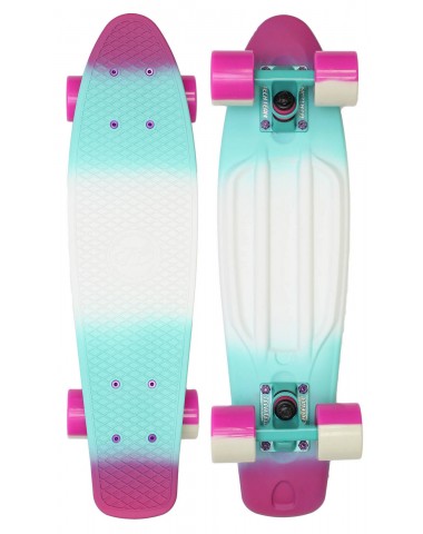 Миникруизер Multicolor 22"6" Abec 7 chrome pink sea blue Пенни борд для детей / подростков Миникруизер Multicolor 22"6" Abec 7 chrome pink sea blue Пенни борд для детей / подростков
