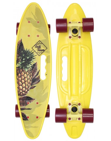 Миникруизер FISHBOARD 23" Print Yellow Пенни борд для детей / подростков Миникруизер FISHBOARD 23" Print Yellow Пенни борд для детей / подростков